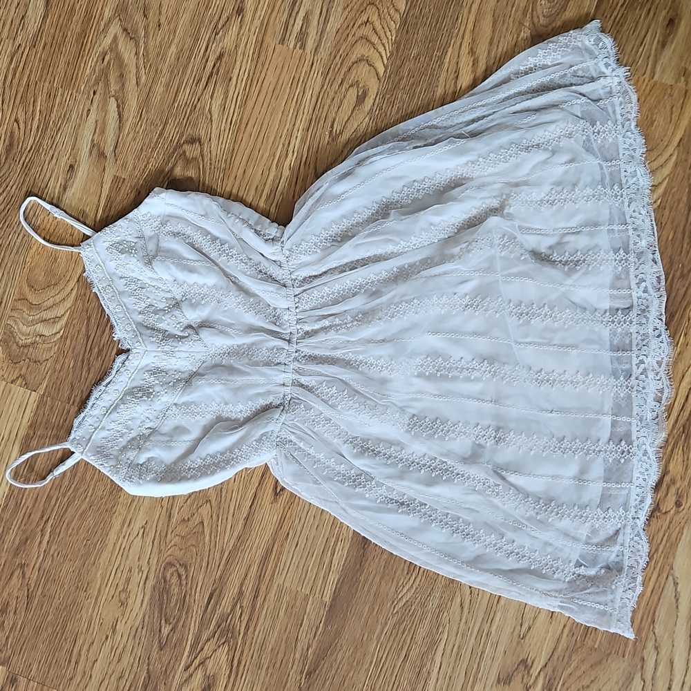 Abercrombie & Fitch Cream Lace Dress
